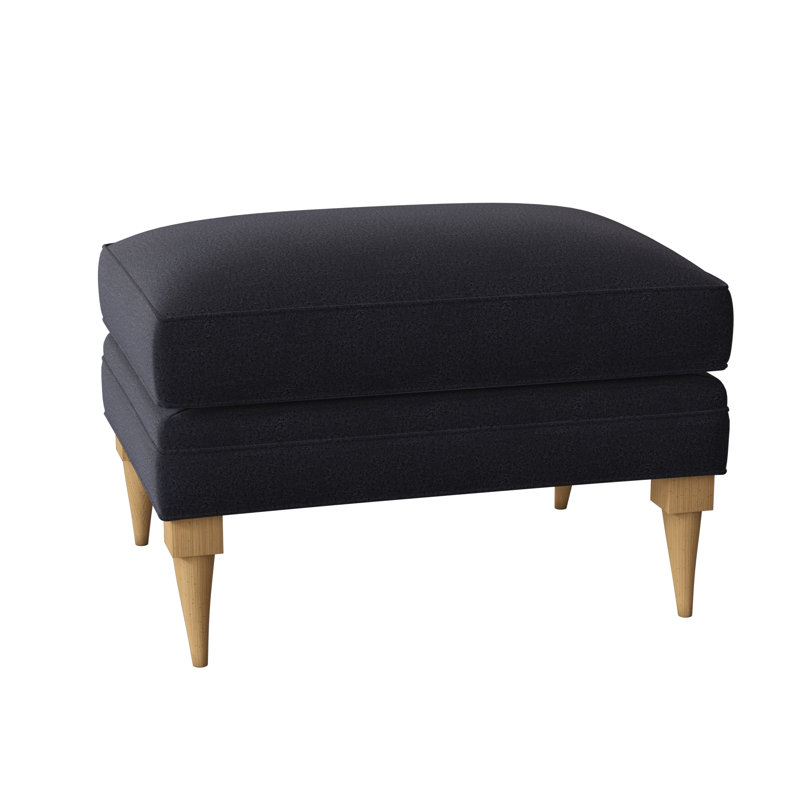 Repose-pieds rectangulaire 28 po Perry, Ambre, Marine de Venise