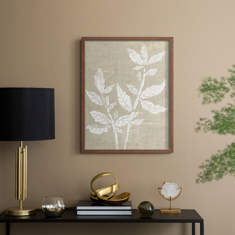 Autumn Romance II Framed Print - Solid Wood, Walnut, 11" H x 9" W