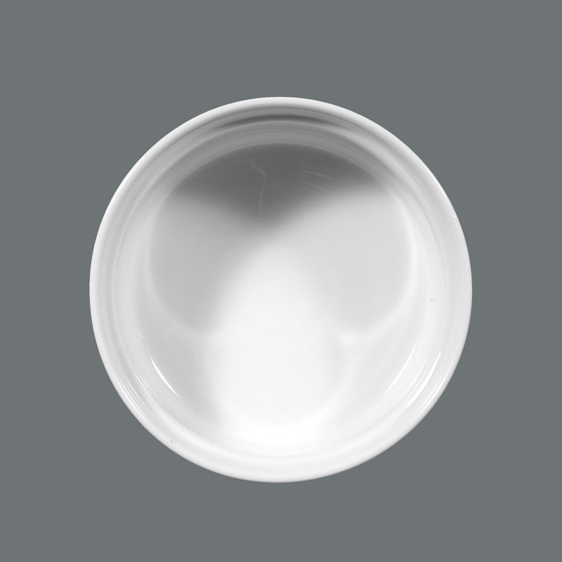 Lukullus White Baking Cup, 4.9cm H x 12cm L x 12cm W