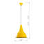 Luminaire suspendu simple à hauteur réglable