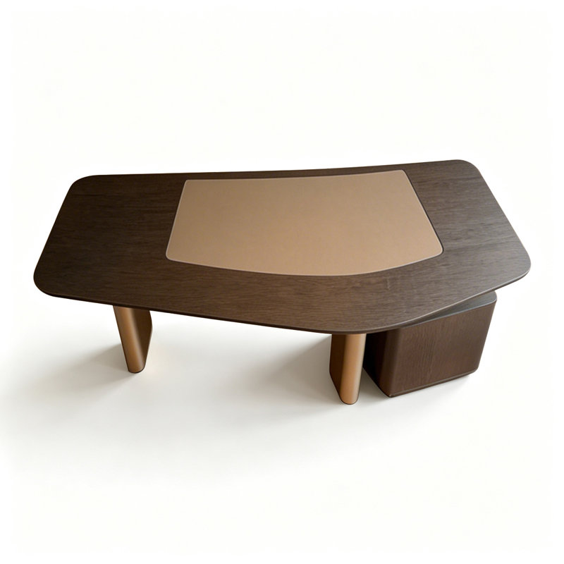 Stainless Steel Executive Desk, 29.53"H*70.87"W*24.41"D