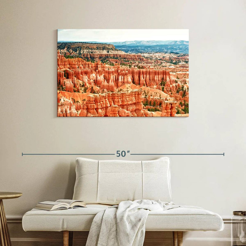 Vue matinale d'Alvord Bryce Canyon, H 26 po x l 39 po