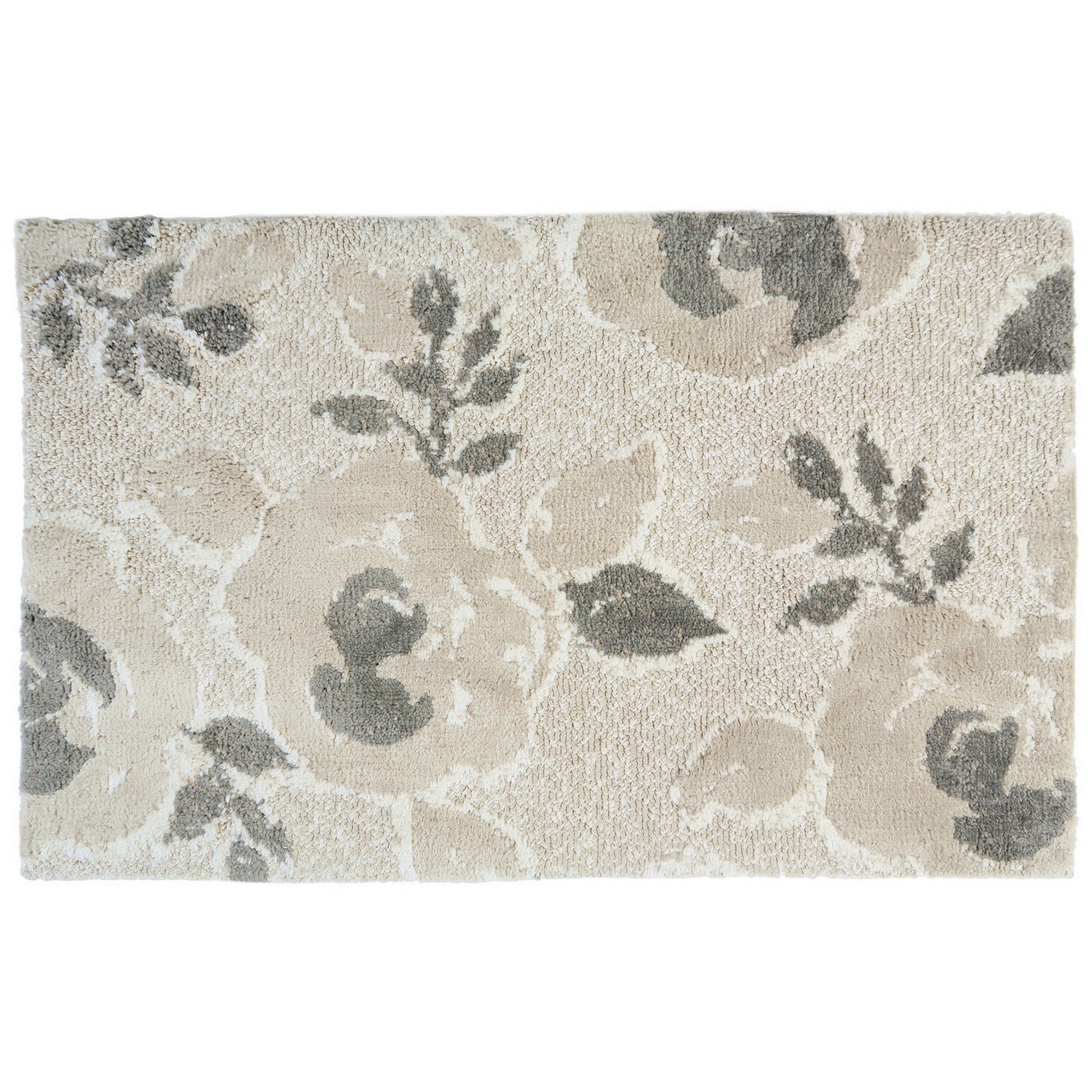 Red Barrel Studio® Mocha Roses Simple Spaces Floral Accent Rug With ...