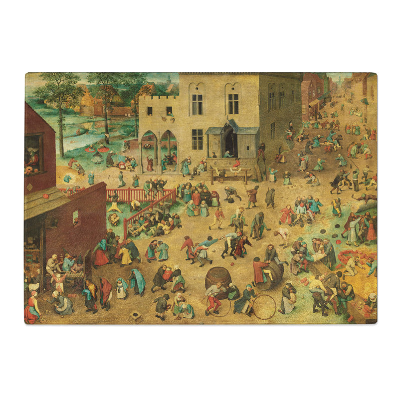 Children's Games by Pieter Bruegel the Elder Chopping Board, 0.4cm H x 20cm W x 28.5cm L