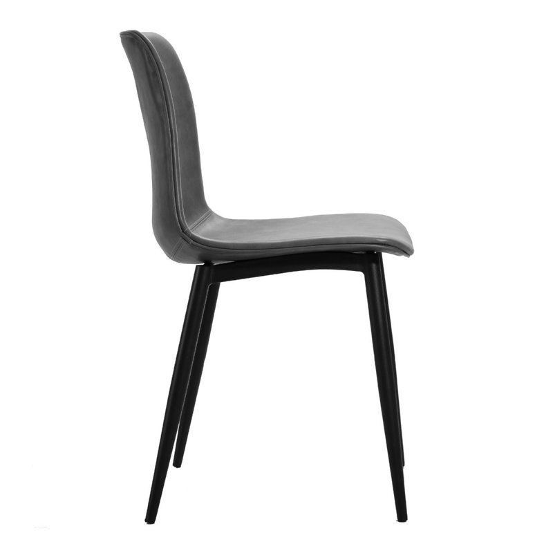 Merrik 18'' H Upholstered Side Chair, Gray