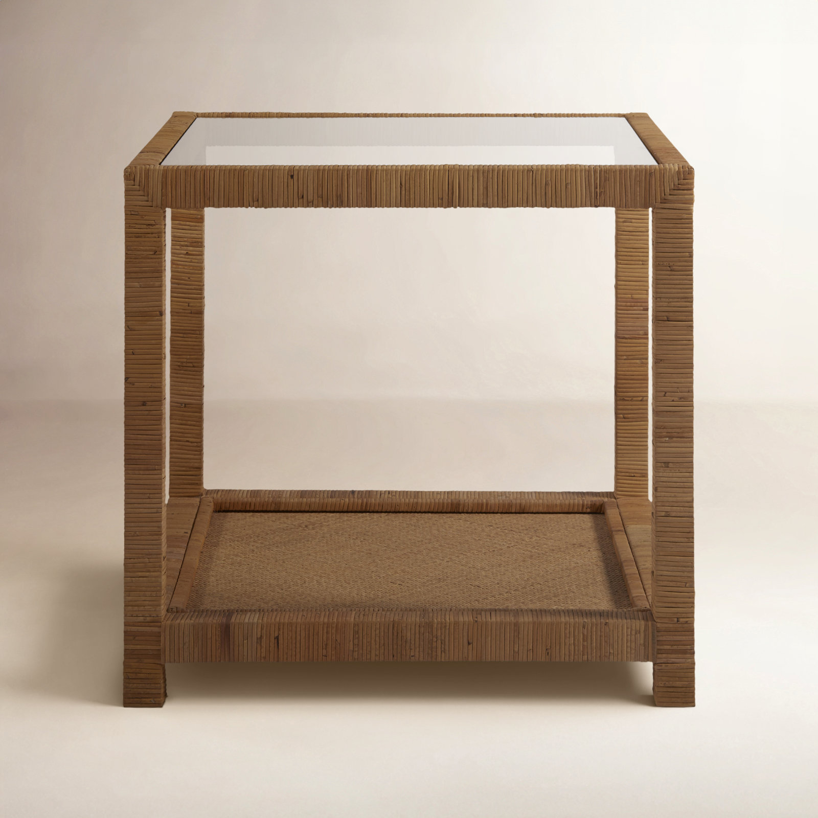 Adalard Glass End Table