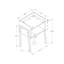 Lampe de table d'appoint avec table de bout-728246290