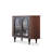 Black&Walnut Solid Wood Sideboard