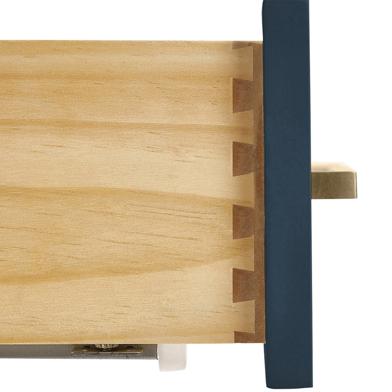 Cambridge 37'' W Single Vanity, Midnight Blue, Pure White Quartz, Rectangular