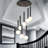 7-light Modern Raindrop Multi-light Cluster Chandelier-1911113436