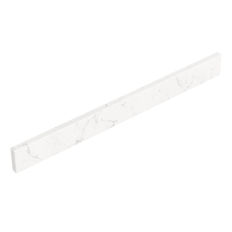Dosseret de remplacement 30 pouces en marbre de culture, Blanc pâle