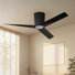 2 pièces 52 pouces ventilateur de plafond avec lumière