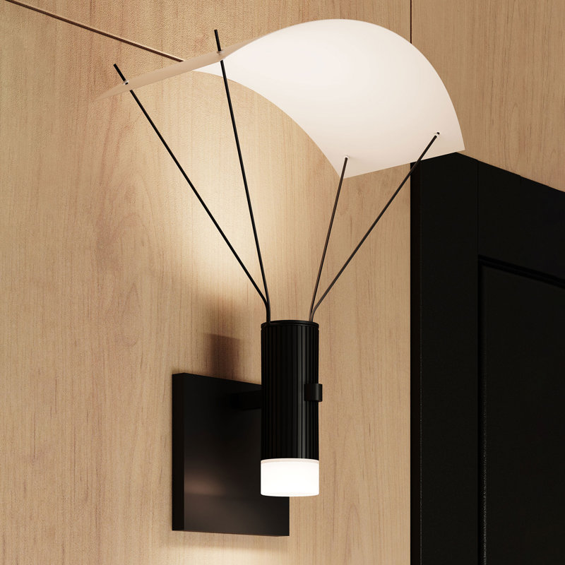 Suspenders® 1 - Light LED Armed Sconce