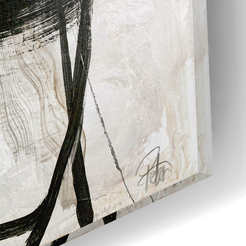 Lignes graphiques 5 sur plastique / acrylique par Design Fabrikken, H 16 po x l 12 po x P 0,13 po