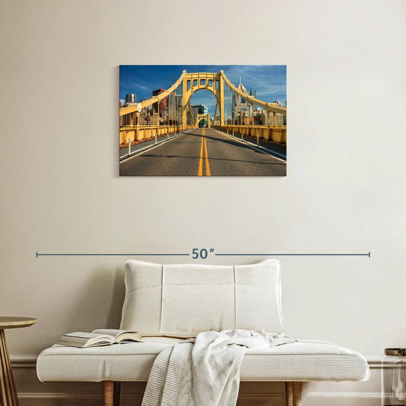 Mehar The Roberto Clemente Bridge, 20" H x 30" W