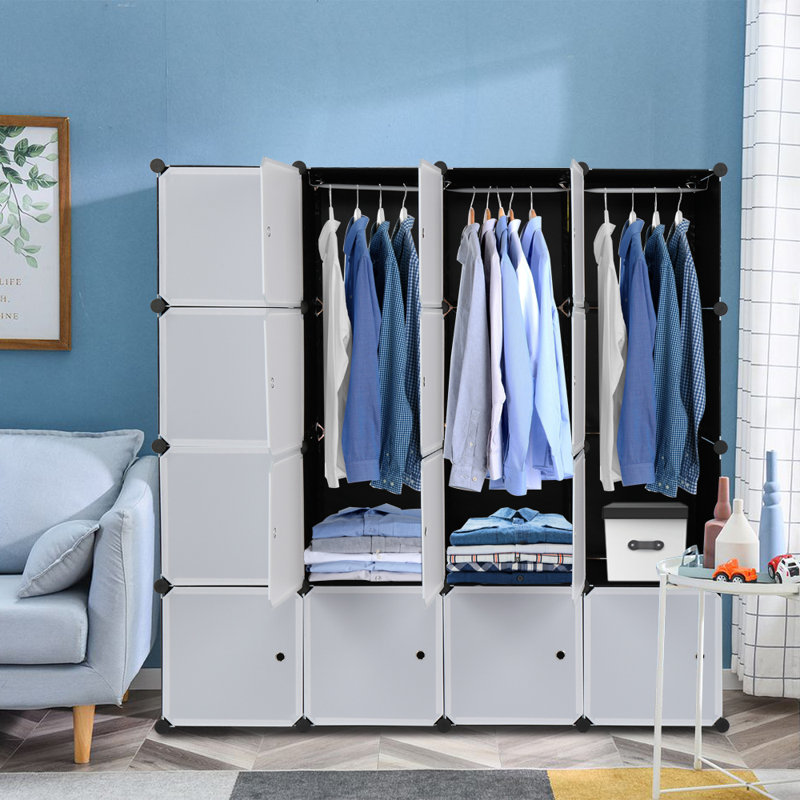 Huguley 20 Door Plastic Wardrobe