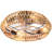 Mattawan 19.6"- 4 Light 7 Blade Caged Ceiling Fan with Remote Control and Light Kit Included