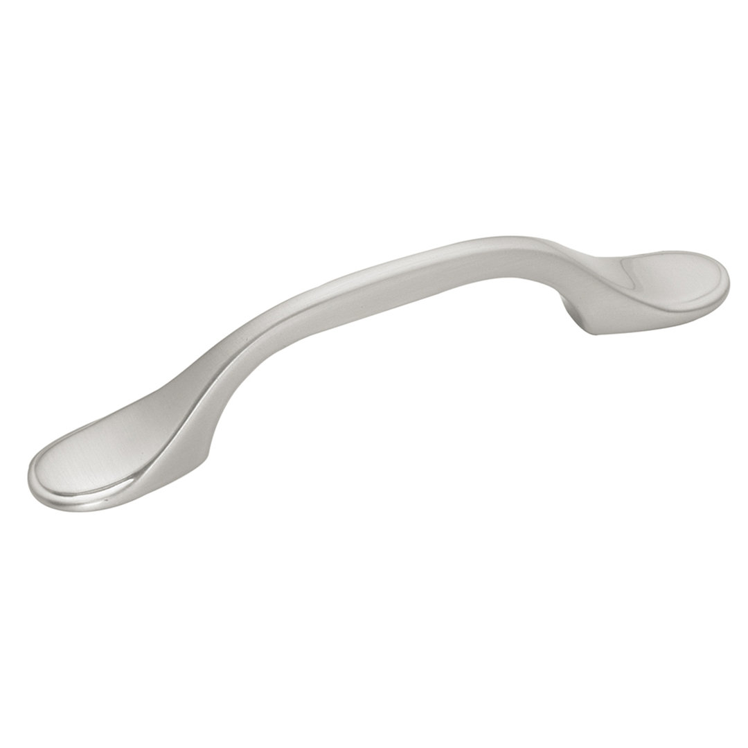 Conquest Kitchen Cabinet Handles, Solid Core Drawer Pulls for Cabinet Doors, 3" Hickory Hardware 