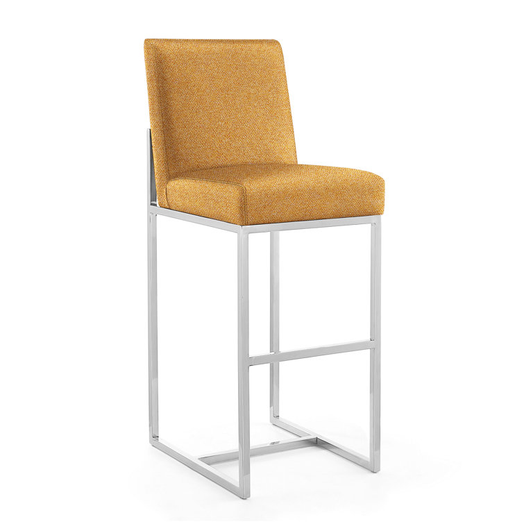 Element Upholstered Counter Stool with Metal Frame