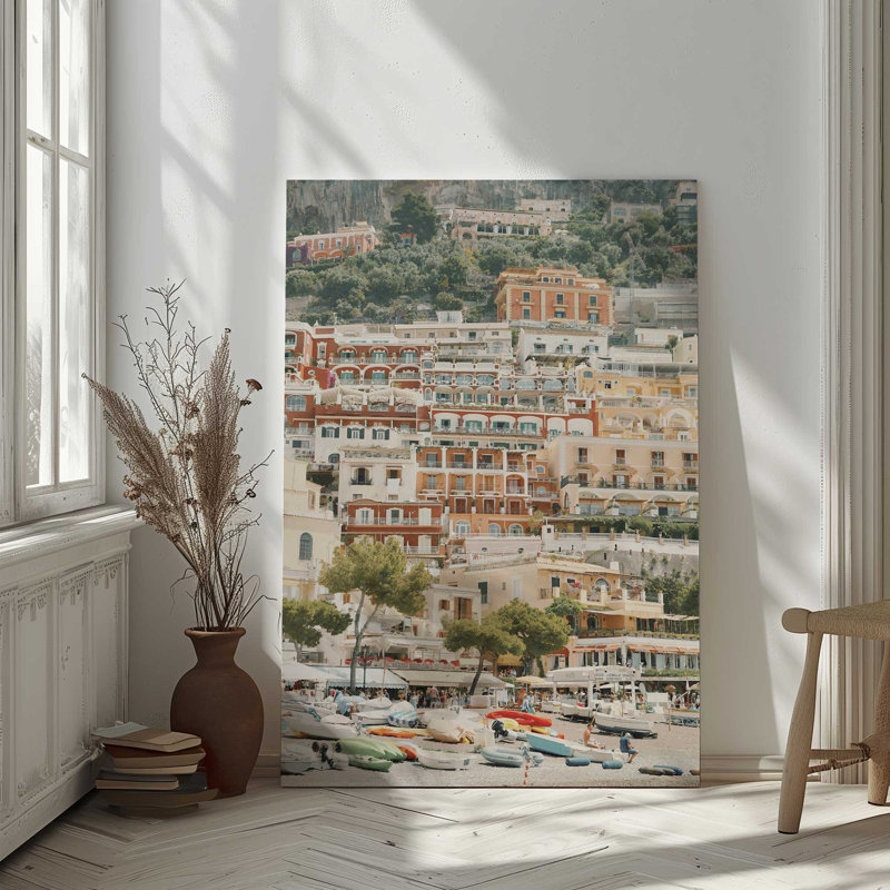 Impression sur toile Cliffside Colors, H 18 po x l 12 po x P 1,25 po, Toile tendue