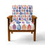 Chaise rembourrée Boho - Fauteuil Teardrops-902526860