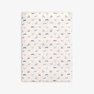 Transit Treasures Toddler Duvet, Blue