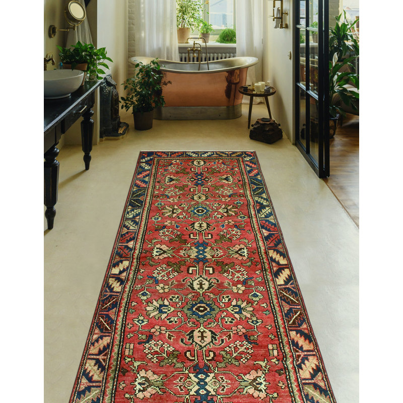 Khusbu Distressed Bousseh Rust Runner