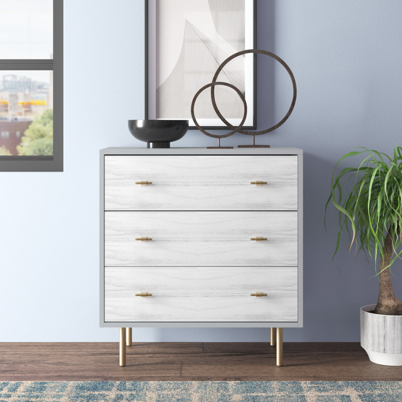Commode 3 tiroirs Crowland