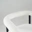 Ensemble de 2 tabourets de bar modernes rembourrés, chaises à hauteur de comptoir en tissu avec structure et accoudoirs en métal Boucle-671834030