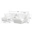 Canapé modulaire 4 places avec 2 repose-pieds, canapé modulaire-1076055888-1076055893-1076055890