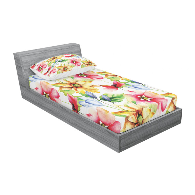 Microfiber Sheet Set, Twin XL Sheet Set with Fitted Sheet