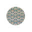 Tapis tissé à motif géométrique triangulaire bleu clair lavable à la machine-1389580560