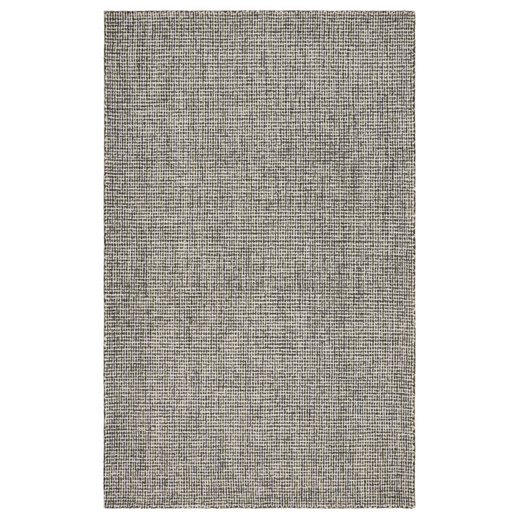 Mccurry Hand-Hooked Wool Gray Area Rug