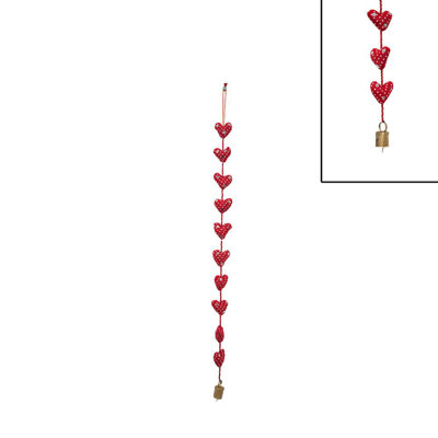 10 carillons éoliens rouges / bourgogne