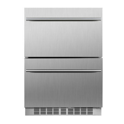 Transcend 24 in. 5.4 cu. ft. Built-In / Freestanding Outdoor Beverage Refrigerator in Stainless Steel