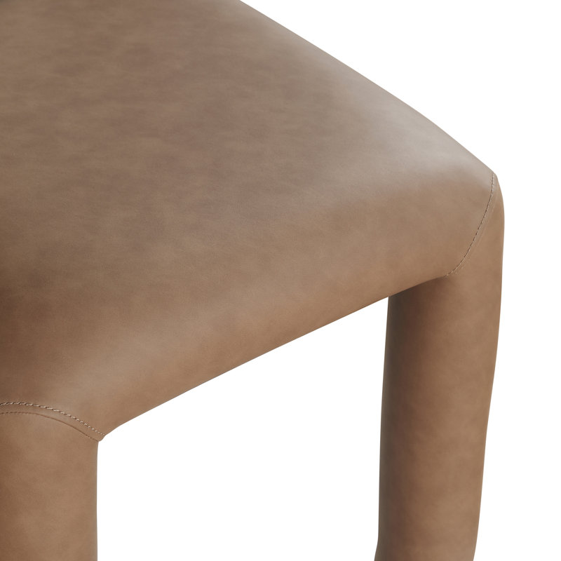 Chaise Amari, Brun, Cuir végane