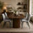Upholstered Dining Chair with Carbon Steel Legs (Set of 4)-124579587-124568716