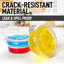 Gobelets jetables simples transparents jetables avec couvercles - tasses en plastique - contenants à condiments