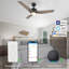 3 - Blade LED Smart Ceiling Fan with Light-403107347-461021576