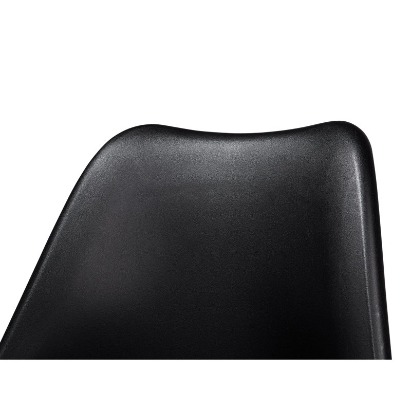 Alois Upholstered Dining Chair, Black