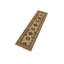 Tapis de couloir oriental brun clair / brun en laine noué à la main 2 pi 6 po x 9 pi 5 po Grigori