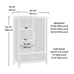 Gracie Oaks Arriaga Armoire & Reviews | Wayfair