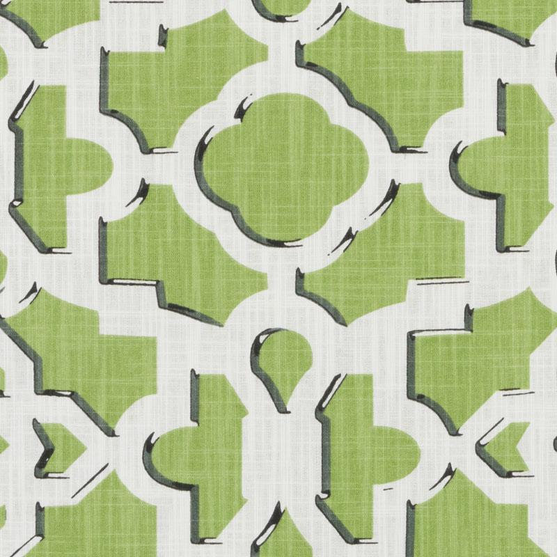 Tissu à imprimé dahlia, Agrume