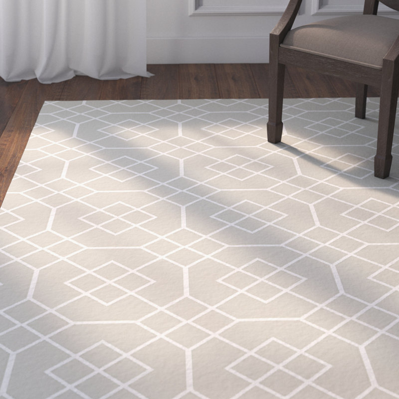 Packard Wool Geometric Indoor Rug, Rectangle 3'6" x 5'6"