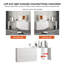 Commode double 6 tiroirs l 51,2 po Ameyaa-536827648