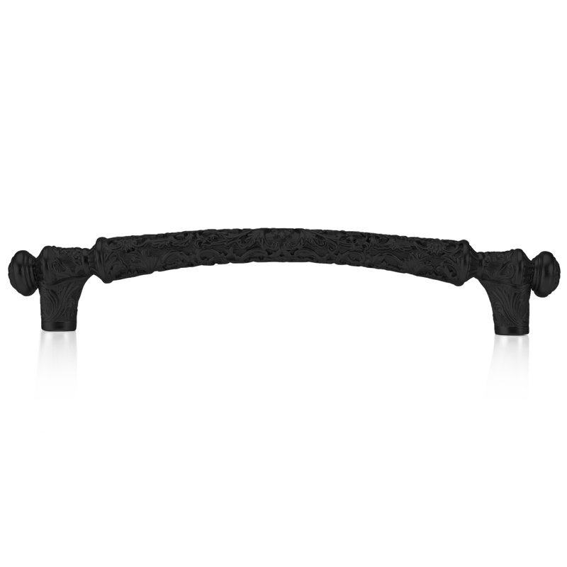 edgar berebi glendale ii  6 inch center to center pull in matte black plate