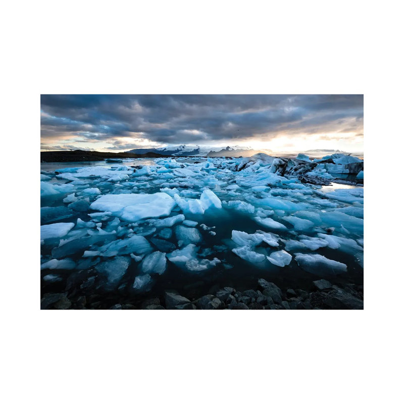Land of Ice 1 Piece Wrapped Canvas Wall Art, 101.6 cm H x 66.04 cm W x 1.91 cm D