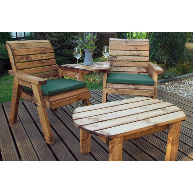 Garrett 2 Seater Conversation Set, Green