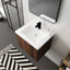 Armoire de salle de bain avec lavabo, portes à fermeture en douceur, fixation flottante, 24 po pour petite salle de bain-1208547469-1208547467
