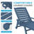 Grzedzinska Reclining Outdoor Lounge Adirondack Chair-1990471274